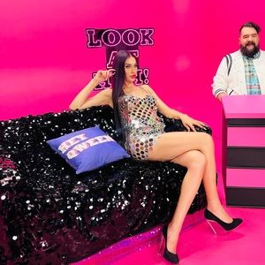 Black Velvet Authentic Heels